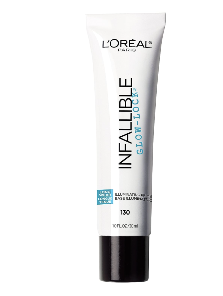 L'Oreal Paris Makeup Infallible Pro Glow-Lock Longwear Illuminating Face Primer,